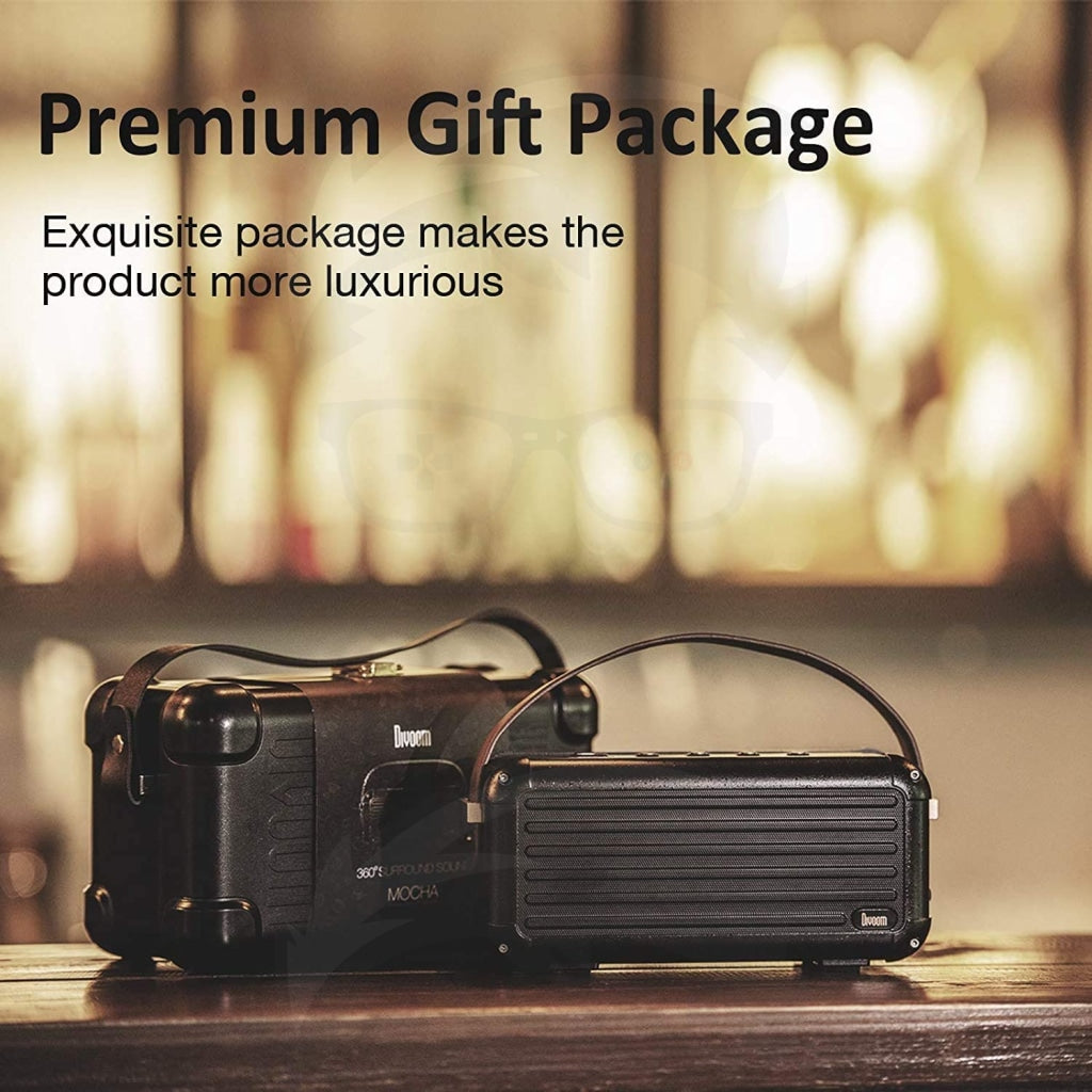 Divoom Mocha Portable Bluetooth Speaker 360* Surround Sound - Black Divoom Mocha Portable Bluetooth Speaker 360* Surround Sound - Black